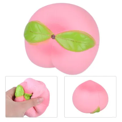$12.08 • Buy 10cm Jumbo Colossal Pink Peach Slow Rising Toy Scented Fruit Kid Gift Se