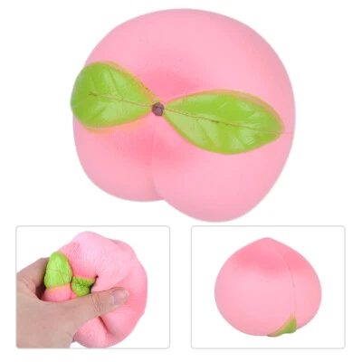 10cm Jumbo Colossal Pink Peach Slow Rising Toy Scented Fruit Kid Gift Se • $16.79