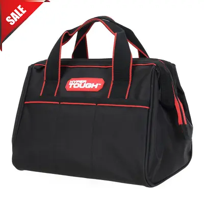 12-Inch Tool Bag Heavy Duty Carry Tote Storage Full-Length Zipper & Double Strap • $11.87