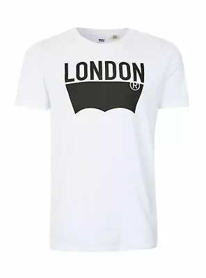 Levis London Batwing Logo T-shirt Tee Top Mens Size M **brand New** Rrp£27.00 • £12.99