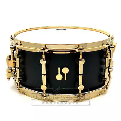 Sonor SQ2 Medium Maple Snare Drum 14x7 Dark Satin W/Gold Hardware • $1410.15