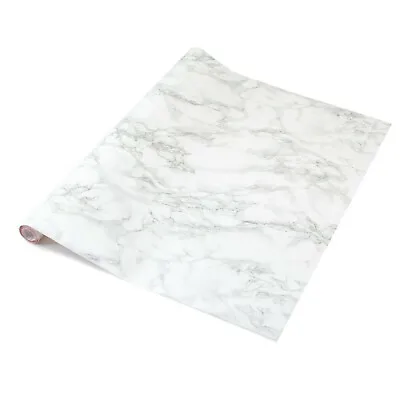 Marble Grey Dc Fix Self-adhesive Vinyl Kitchen Wrap For Worktops 67.5cm Wide • £2.49