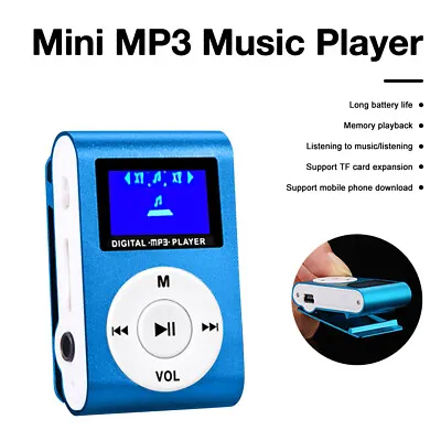 Portable Mini USB Digital MP3 Player LCD Screen Support 32GB Micro SD TF Card • $9.21