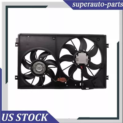 Engine Radiator Condenser Cooling Dual Fan Assembly For Volkswagen Jetta US • $74.50