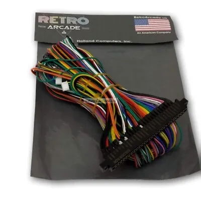 Jamma Plus Full Cabinet Wiring Harness For Three Sided Cocktail With 4 Controler • $23.95