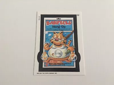 Garfield Cat 1991 Topps Wacky Packages Card Parody Barfield #52 Nm Vintage  • $3.25