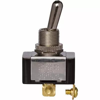 Momentary Contact Toggle Switch – Heavy Duty SPST Screw Terminals –On-(Off) 2  • $19.35