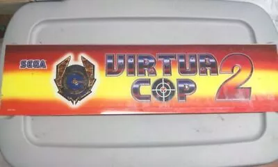 Virtua Cop 2 Arcade Glass Marquee • $32.45