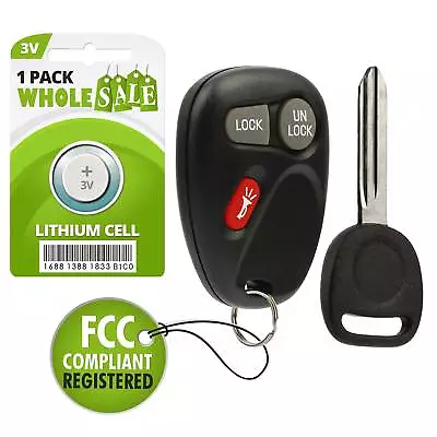 Replacement For 2001 2002 GMC Sierra Key + Fob Remote • $9.95