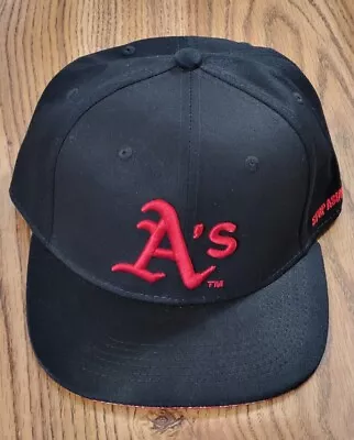 Oakland Athletics A’s Black Red  Stop Asian Hate  Snapback Baseball Hat • $14.99