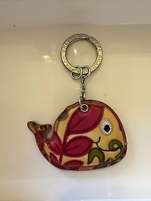 VERA BRADLEY Lilli Bell Whale Handbag Fob For Purse Keychain Charm For Bag • $6