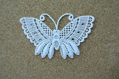 Butterfly Lace Motif/applique/patch/junk Journal/collage/craft/card Making • £1.95
