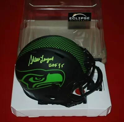 STEVE LARGENT Seattle Seahawks Signed Eclipse Mini Helmet HOF 95 Beckett WV93119 • $116.96