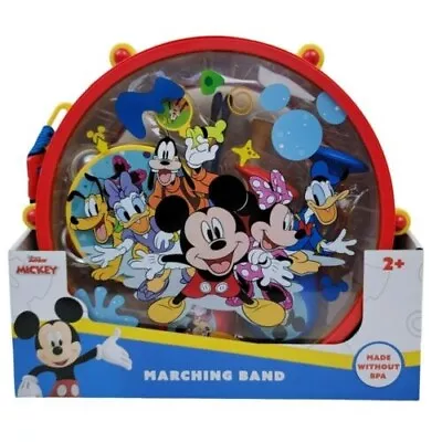 Disney Junior Mickey Mouse Toy 10 Piece Marching Band Drum Set • $23.74