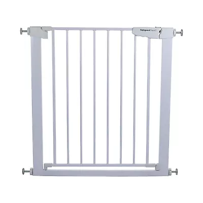 Baby Pet Gate Auto Close Child Safety  Stair Pressure Fit Barrier 76-82cm 4 Ext • £37.75