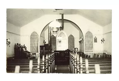 Pews And Alter In A Church A Church In The Pas Manitoba Historic Old Photo • £5.64