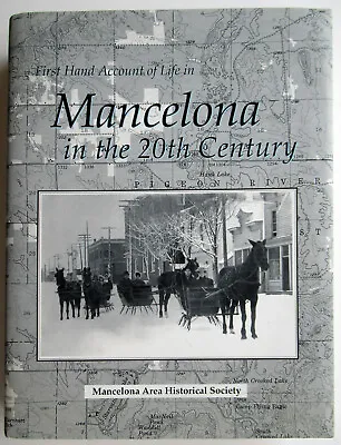 Mancelona Michigan Northern Mich Huge History Book People Places Old Photos • $69.99