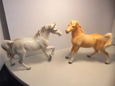 Porcelain Palomino Pony Vintage Horse Figurine Lot Marked #1815 • $9
