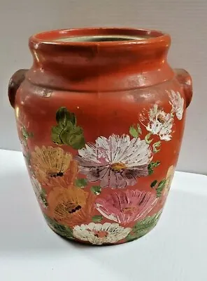 Vintage 1930 HARPER J. RANSBURG Hand Painted Cookie Jar  - NO LID (FC27-T-G923) • $42.95