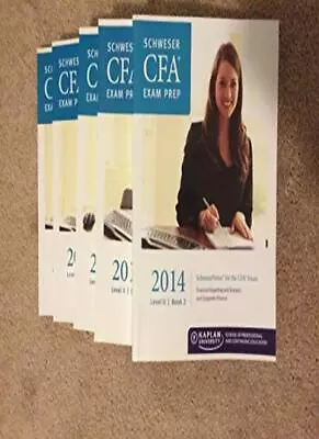 CFA Level 2 Schweser Kaplan 2014 Study Books • £33.26