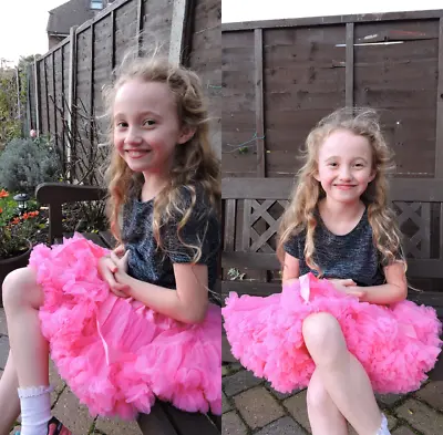 £8.49 • Buy Childrens Luxury TUTU Girls Birthday Fluffy Thick Skirt Party Fancy Dress Cute