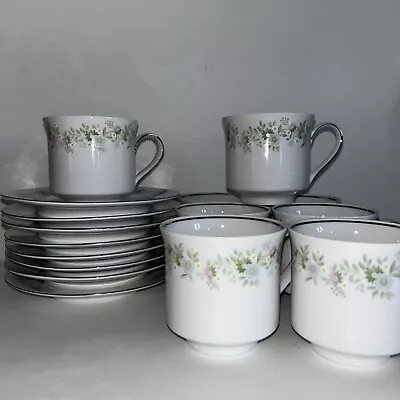 Set 8 New? Cups & Saucers Johann Haviland Forever Spring Bavaria Germany (AL25e) • $63.56