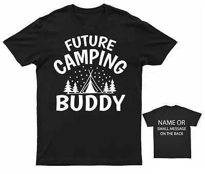 Future Camping Buddy T-Shirt  Pregnancy Announcement Expecting Baby Bump • £13.95