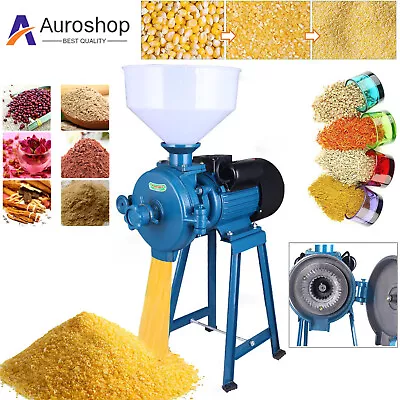 Electric Mill Grinding Molino De Maiz Electrico Corn Grinder Machine + Funnel US • $173.85