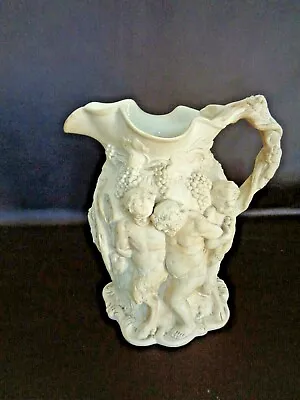 Antique Minton? English Parian Ware Silenus Figural Jug 1840's  • $94.99