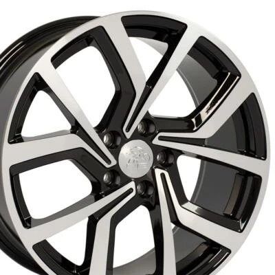 NPP Fit 18  Wheels Volkswagen GTI EOS Passat CC Jetta VW Black Machd Wheel ET 42 • $740