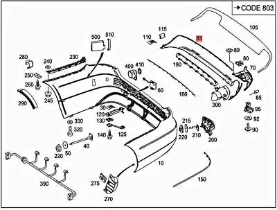 Genuine MERCEDES S212 W212 E-CLASS Estate T-Model Trim 2128855425 • $281.36