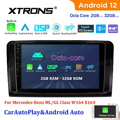 Android 12 2+32G Car Radio GPS Headunit Stereo For Mercedes Benz ML-W164 GL-X164 • $159.99