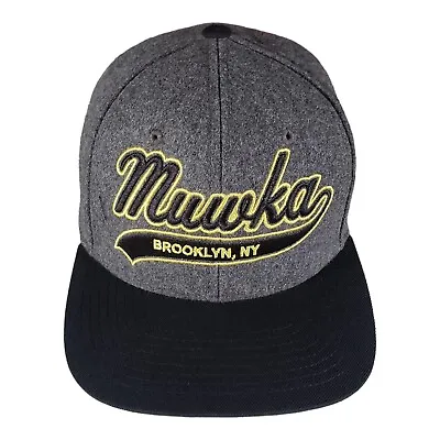 Mishka MNWKA Eyeball Script Brooklyn New York Snapback Baseball Hat Cap • $29.99