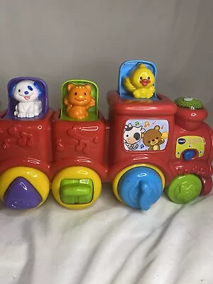 Vtech Roll And Surprise Animal Train 6-36 Months Pop Up Animals Tested WORKS  • $8.99