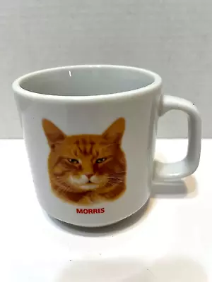 Vintage Papel Morris The Cat Coffee Mug Cup 9 Lives Commercial Orange Tabby • $13.73