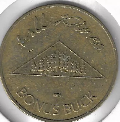 Tall Pines Bonus Buck $1 Trade Token/Coin/Chip  24 Mm • £2.37