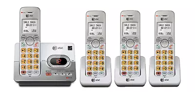 AT&T 4 Handset DECT 6.0 Cordless Answering System With Caller ID/Call Waiting • $64.99