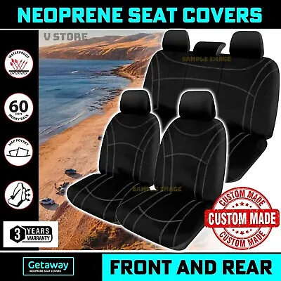 $273.59 • Buy Getaway Neoprene Seat Covers For Mitsubishi Triton MQ MR GLS GSR Premium 5/15-On