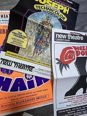 Original Vintage Musical Theatre Posters 70s/80s - Multilisting • £25