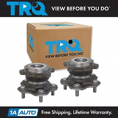 TRQ Rear Pre-Pressed Wheel Bearing & Hub Assembly Pair For Nissan 350Z Infiniti • $112.95