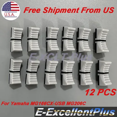 12PCS For YAMAHA MG206C Allen & Heath Soundcraft Straight Slide Fader Knob Cap • $14.30