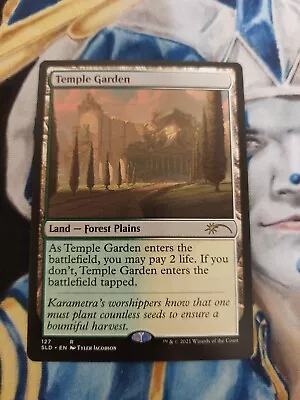 Temple Garden MTG Secret Lair Rare Land Near-Mint To Mint X1 • $12.95