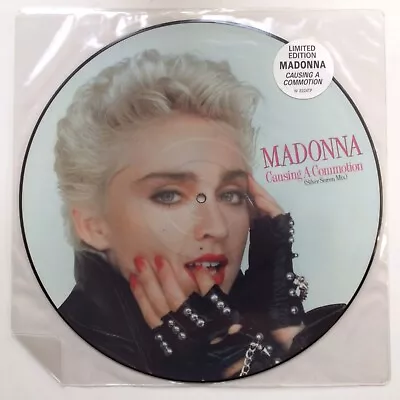 Madonna Causing A Commotion 12” Vinyl Picture Disc RARE Pop • £29.99