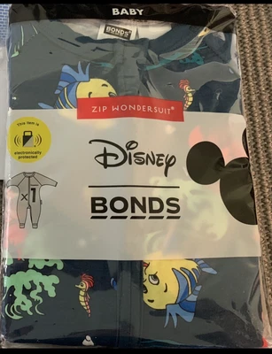 BNWT Bonds Disney Sebastian Zippy Size 3 • $35