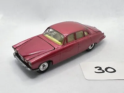 Vintage Corgi Toys # 238 Jaguar Mark X Saloon Car Diecast Metallic Cerise Vgc • £30