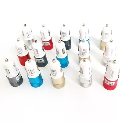 25 Car Chargers Premium Dual Port USB Fast 2A 12V Wholesale Bulk Lot By UNICORN • $49.99