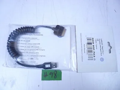 15-18 Vw Golf Jetta Passat Gti Mk7 Usb Ipod 30 Pin Adapter Cable Oem 5g0051763b • $21.95