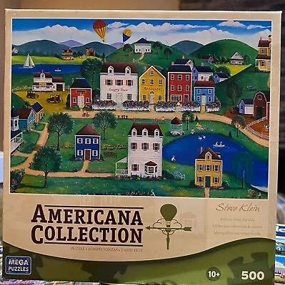 Mega Puzzles 500 Piece Puzzle Americana Collection Balloon Over The City 19 X13  • $16.99