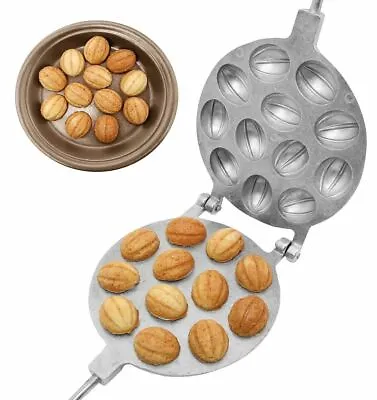 Oreshnitsa Russian Oreshki Walnut Nutlets Oreshnica Cookie Form Mold Maker 12 • $22.95