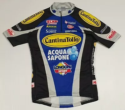 Vintage Nalini Cantina Tollo Acqua Sapone Short Sleeve Cycling Jersey Men's S • $34.95